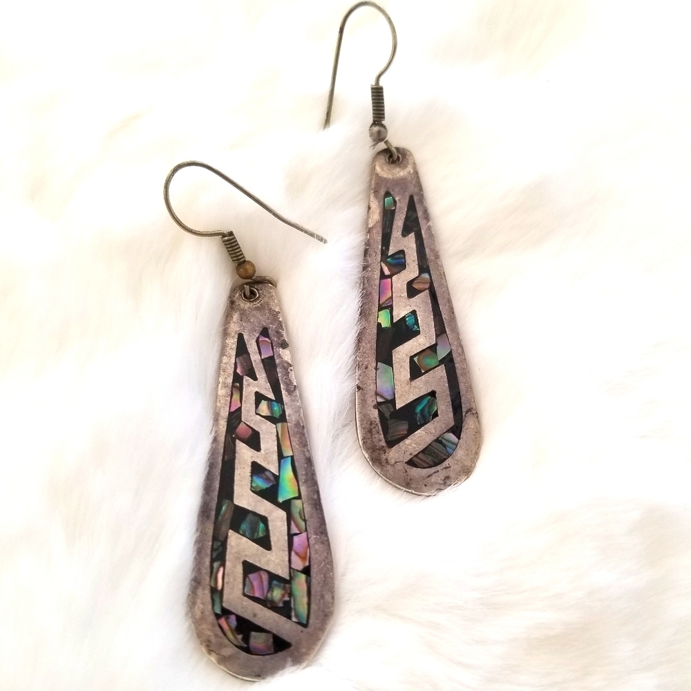Vintage Silver 925 Earrings